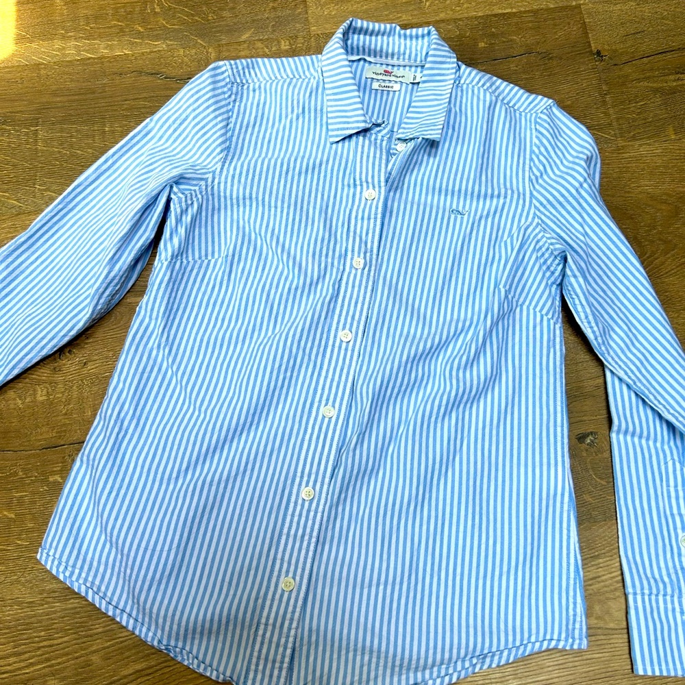 Vineyard Vines 100% Cotton Women’s Button Down Shirt (4)
